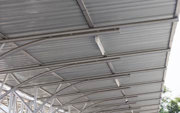 installing Pinchbeck West metal roofing